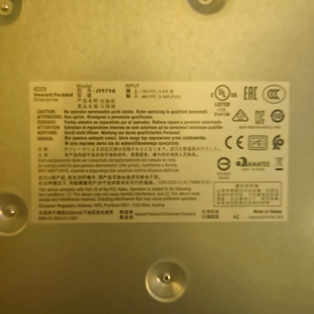 HP J9979A#ABA HP 1820-8G SWITCH